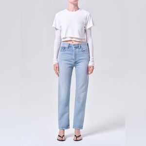 Agolde 90’s Pinch Waist High Rise Straight Jeans
